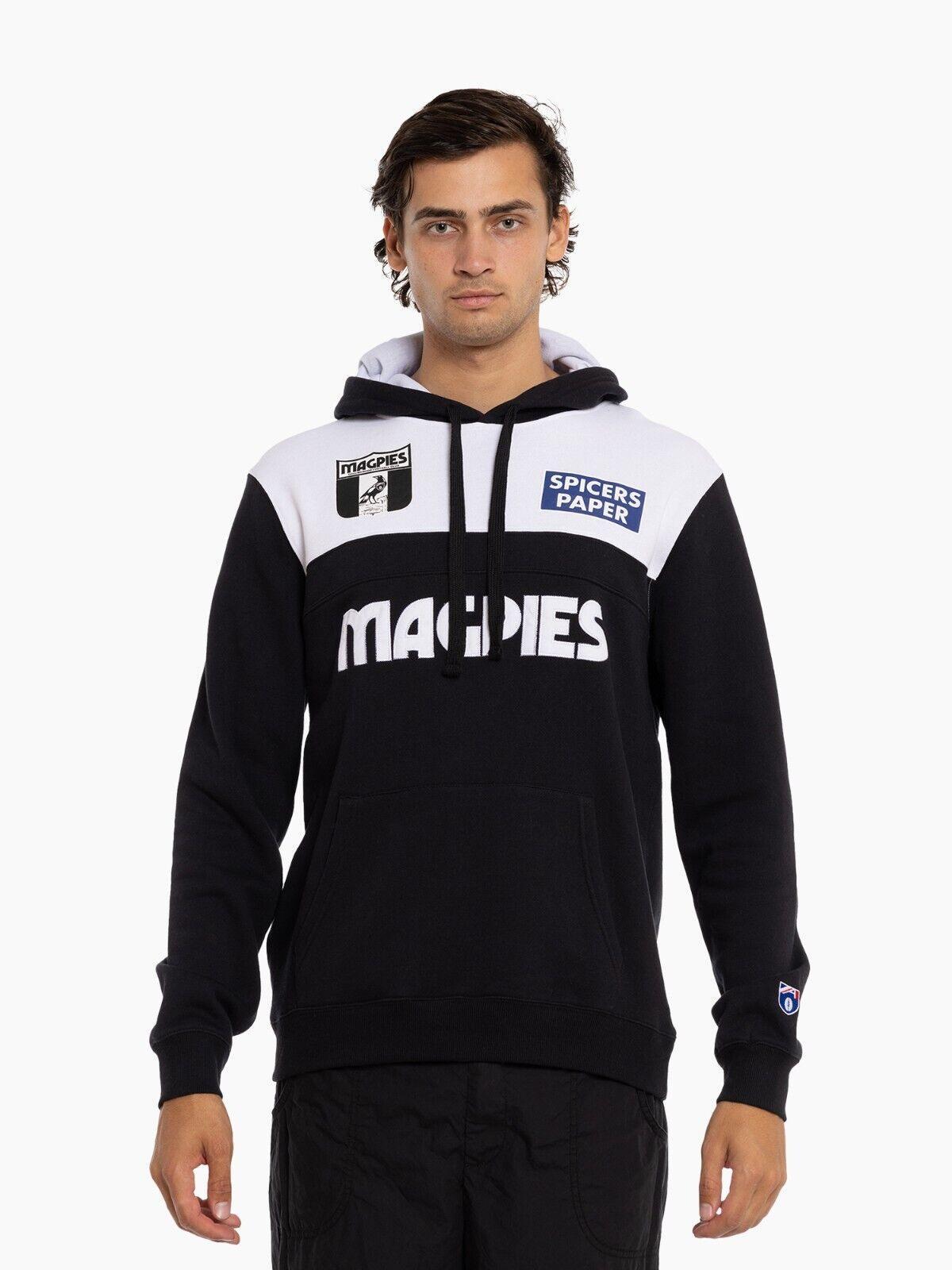 AFL Throwback OTH Hoodie - Collingwood Magpies - Adult - Hoody - Jumper