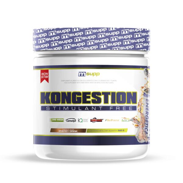 Kongestion Pre-Workout Stimulant-Free - 320g Energy Drink MASmusculo