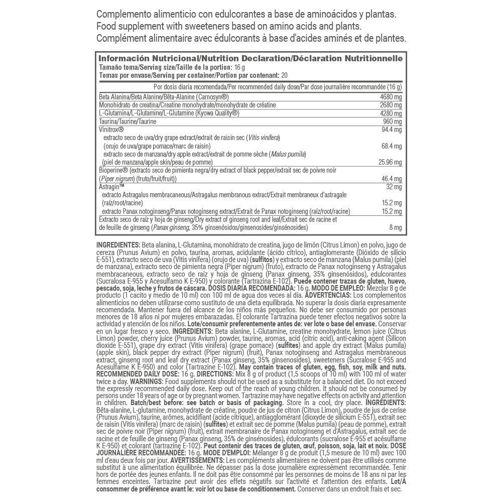 Kongestion Preworkout stimulant free - 320g Boisson énergique de MASmusculo 5/6