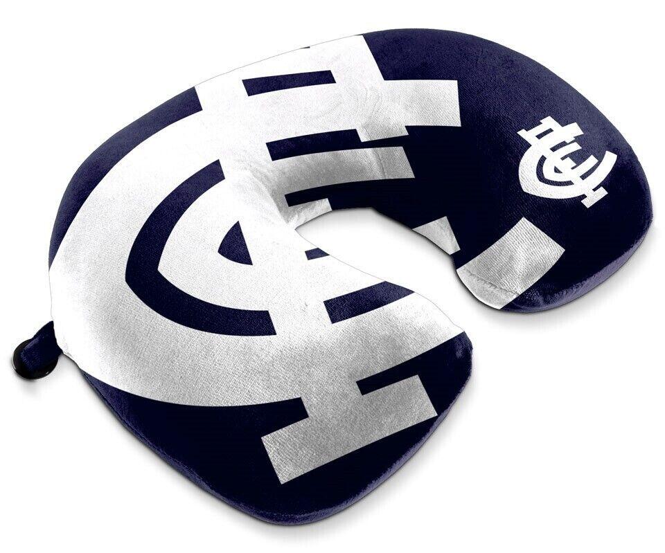 AFL Travel Pillow - Carlton Blues - U Shaped - Neck Cushion