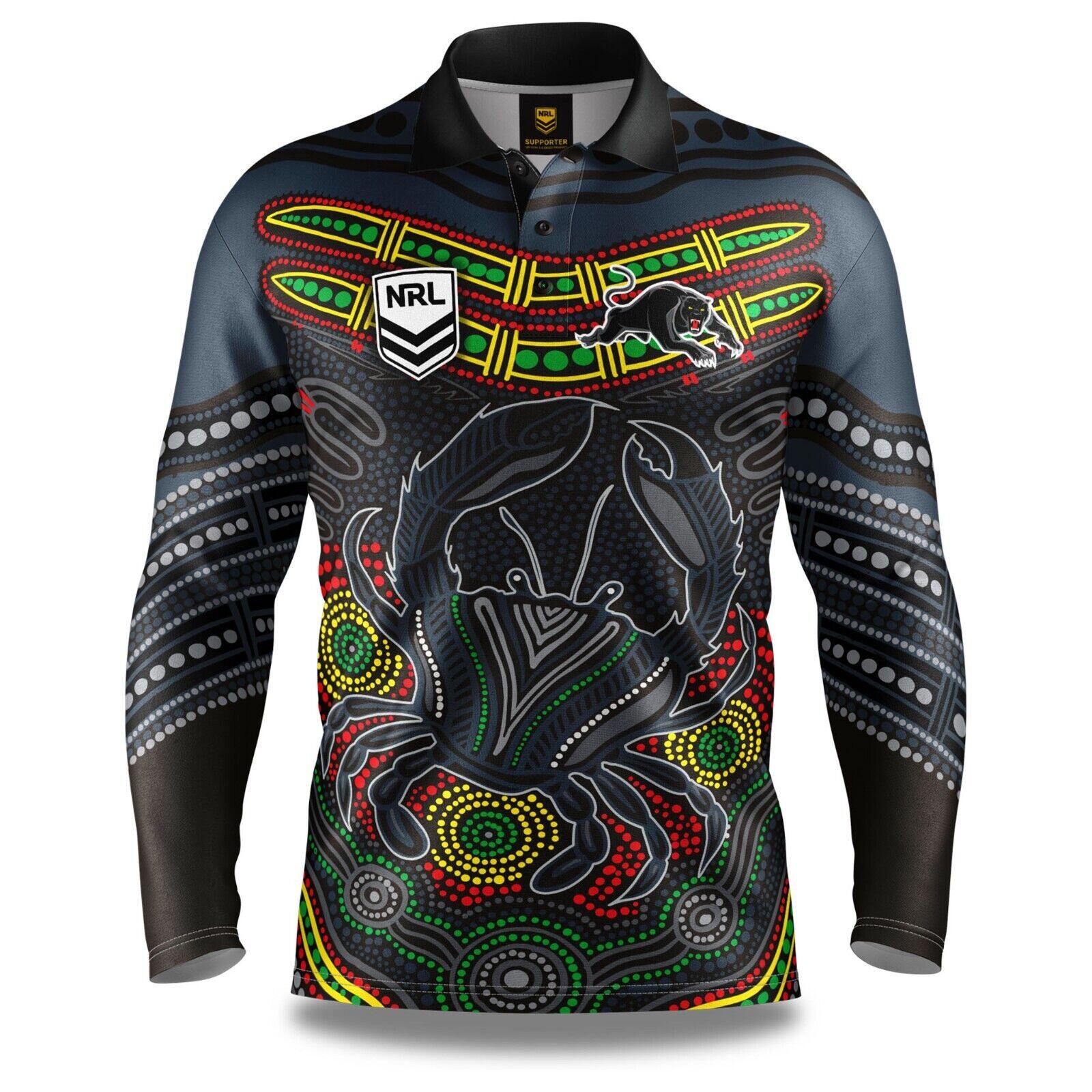 NRL Karumba Fishing Shirt - Penrith Panthers - Adult - Mens - Polo