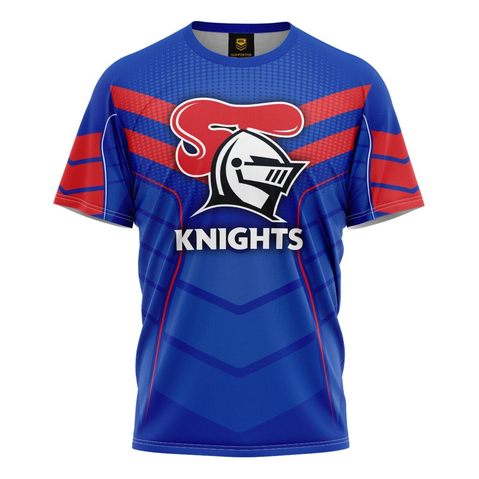 NRL Kids Chevron Tee Shirt - Newcastle Knights - Baby Child T-Shirt