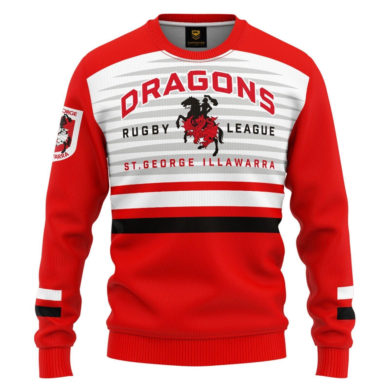 NRL Kids Victory Pullover - St George Illawarra Dragons - Infant Baby - Jumper