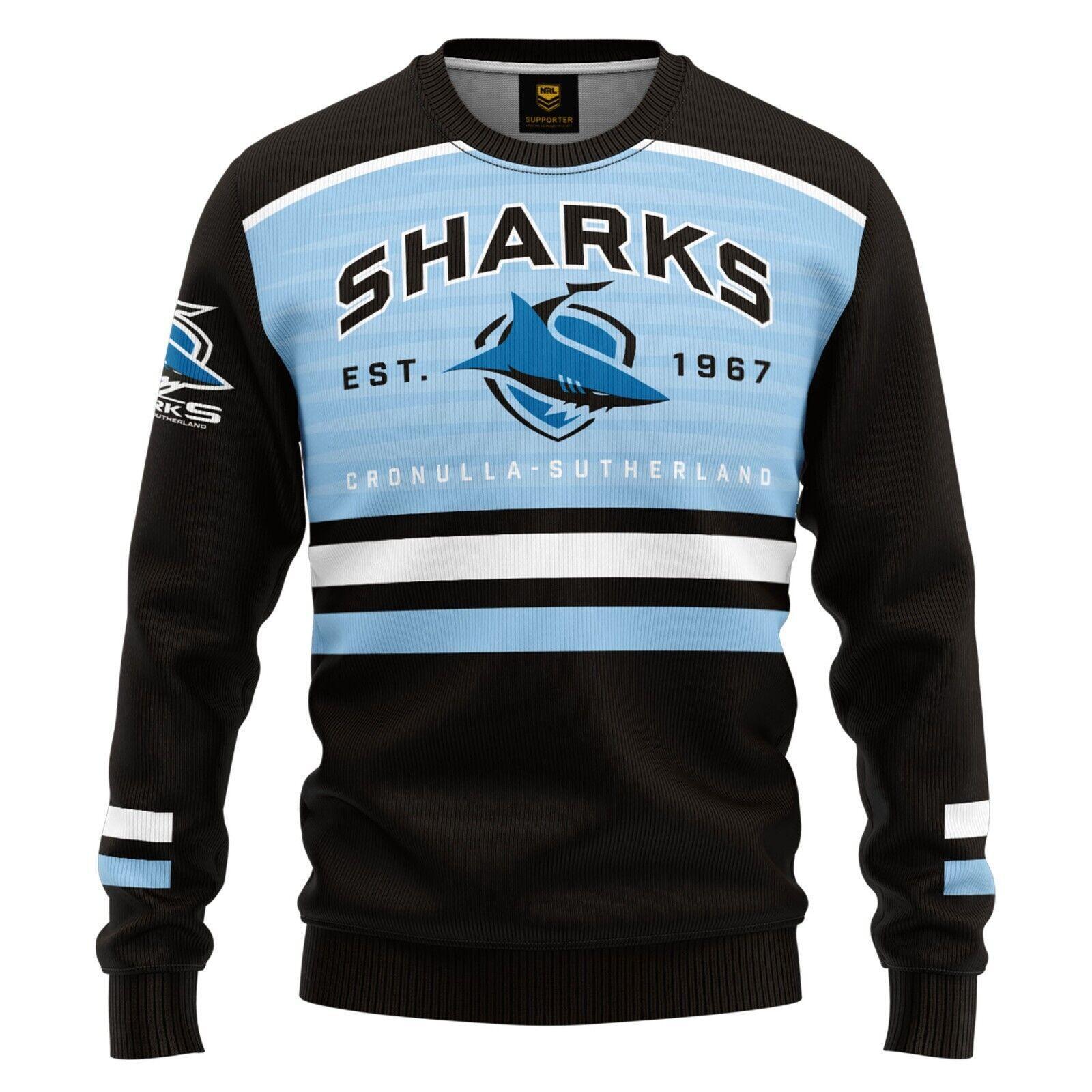 NRL Kids Victory Pullover - Cronulla Sharks - Infant Baby - Jumper