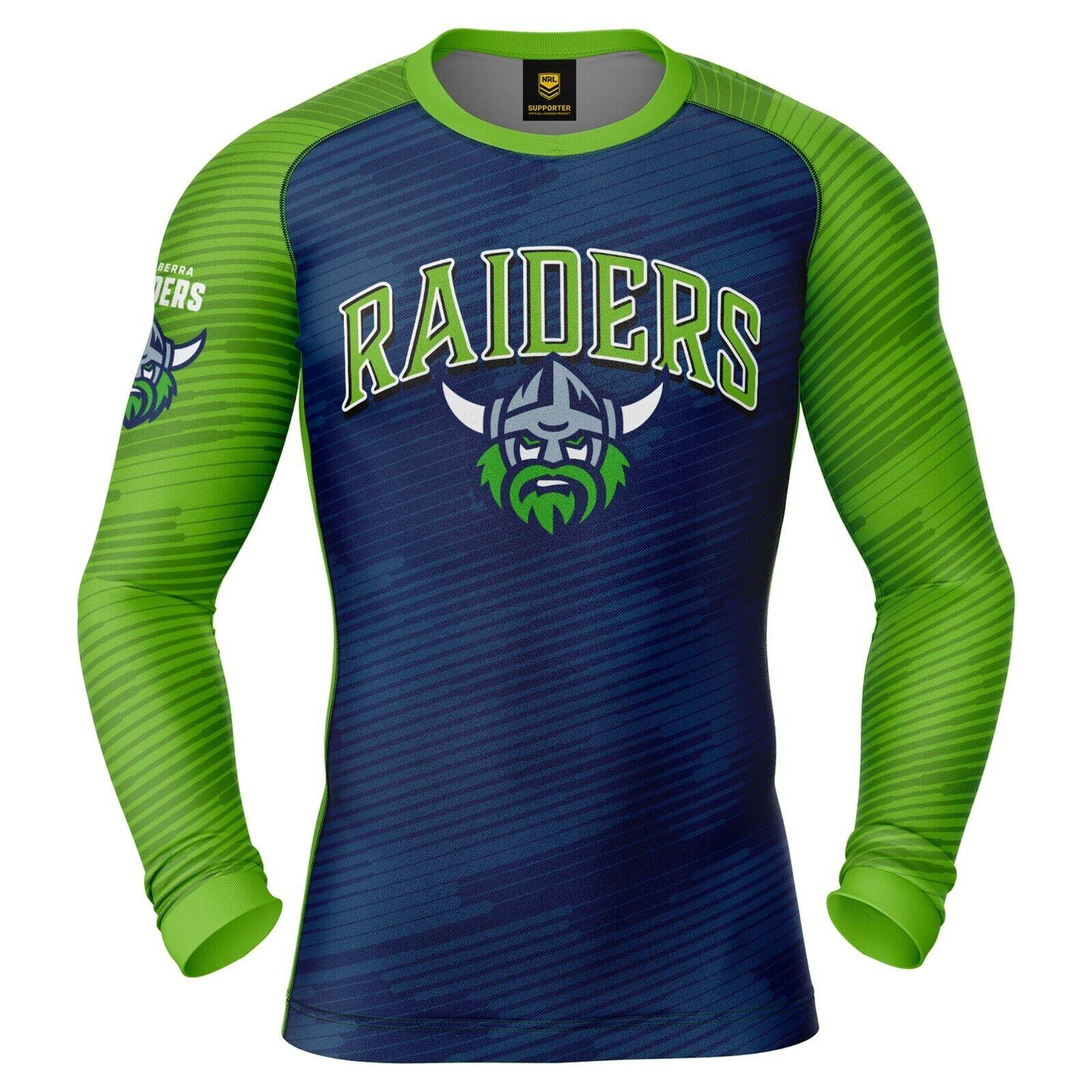 NRL Barrel Rash Vest - Canberra Raiders - UPV 50+ - Sun Shirt - Adult