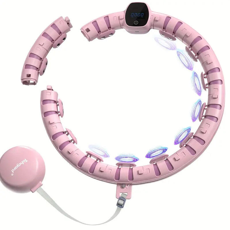 NNETM 1pc Fitness Hoop with 14 Knots Spliceable Design