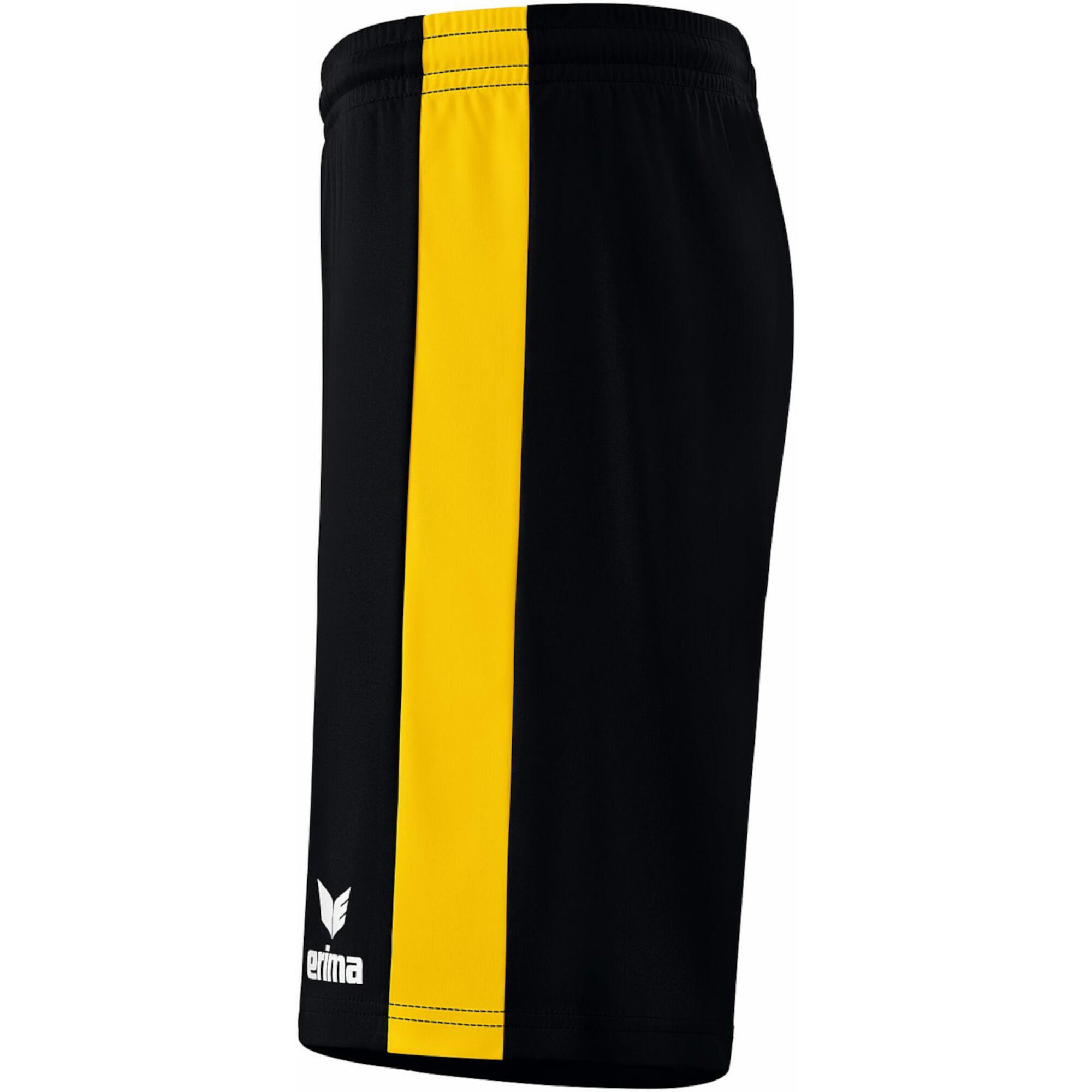 Pantaloncini Erima Retro Star Giallo/Nero da Ragazzo - 06A 3/3
