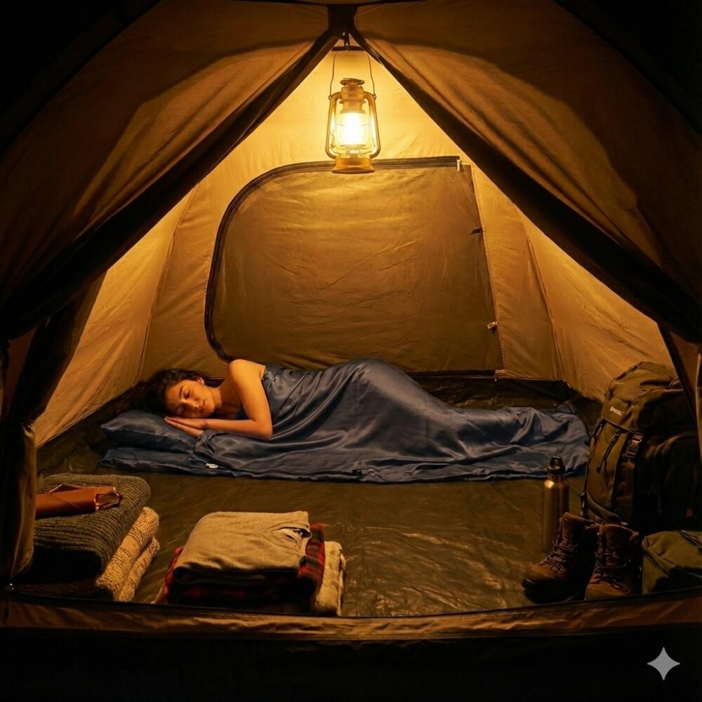 Cocoon Travelsheet 100% Soie Insect Shield - Gris Rhino 4/4