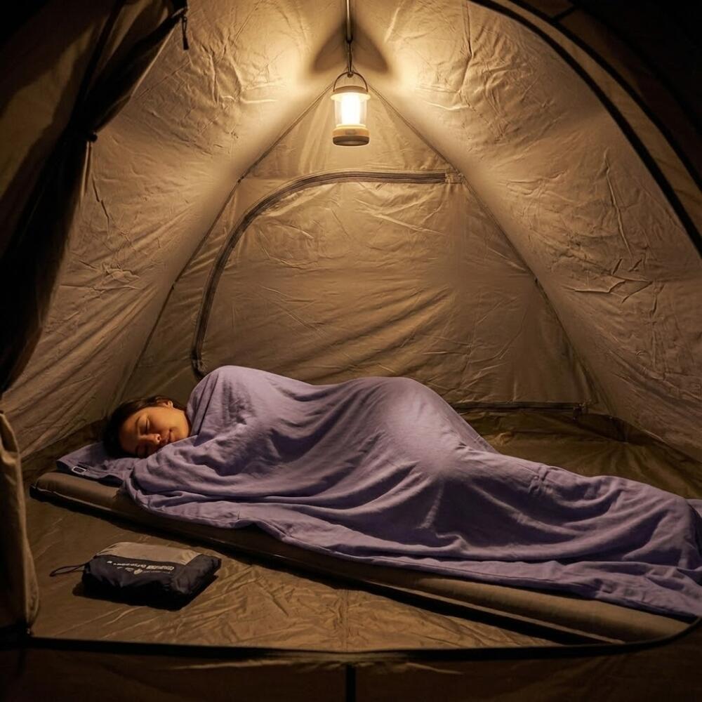 Cocoon Travelsheet XL Insect Shield Coton Égyptien Gris 3/3