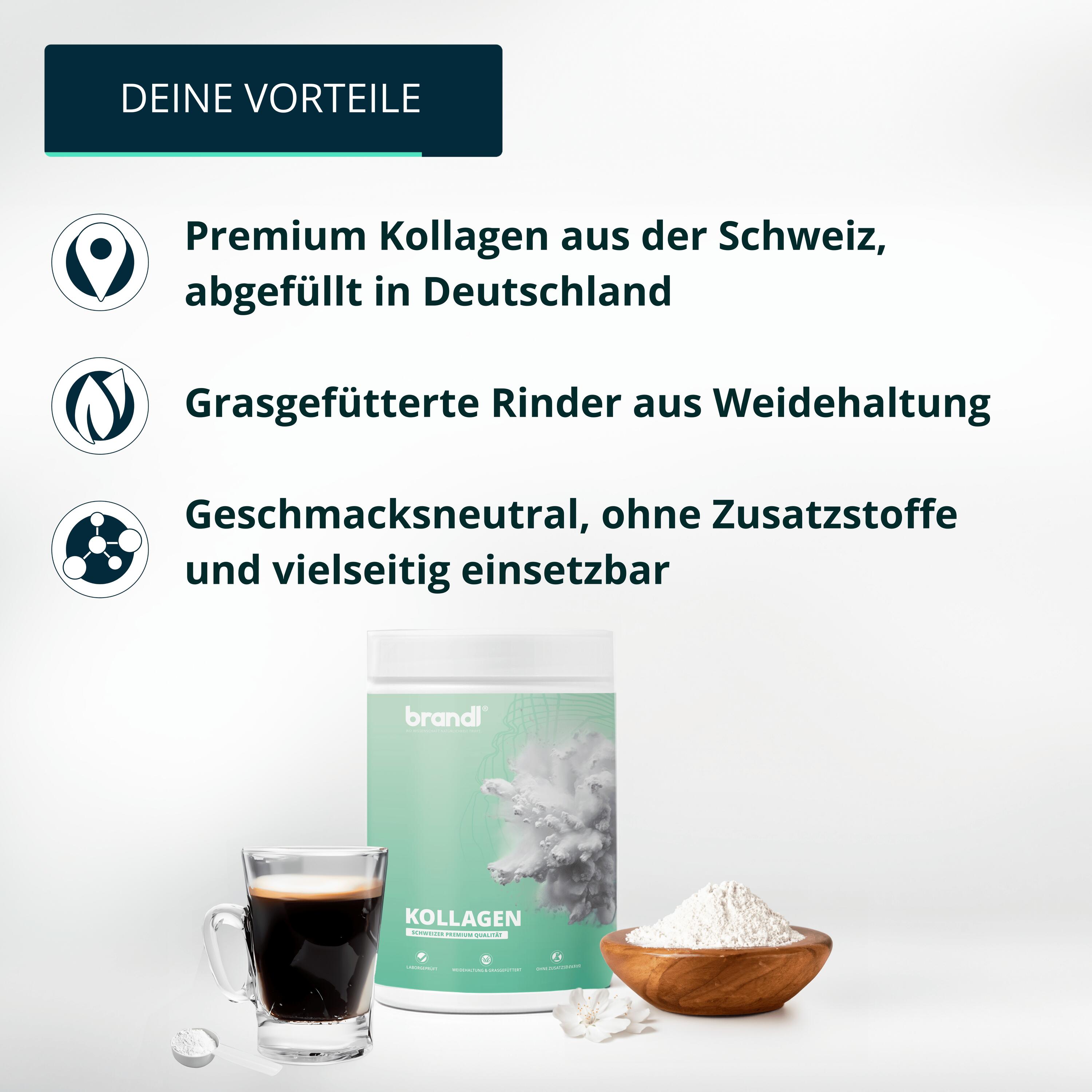 brandl® Collagen Pulver [550g] | Premiumqualität | Laborgeprüft 3/7