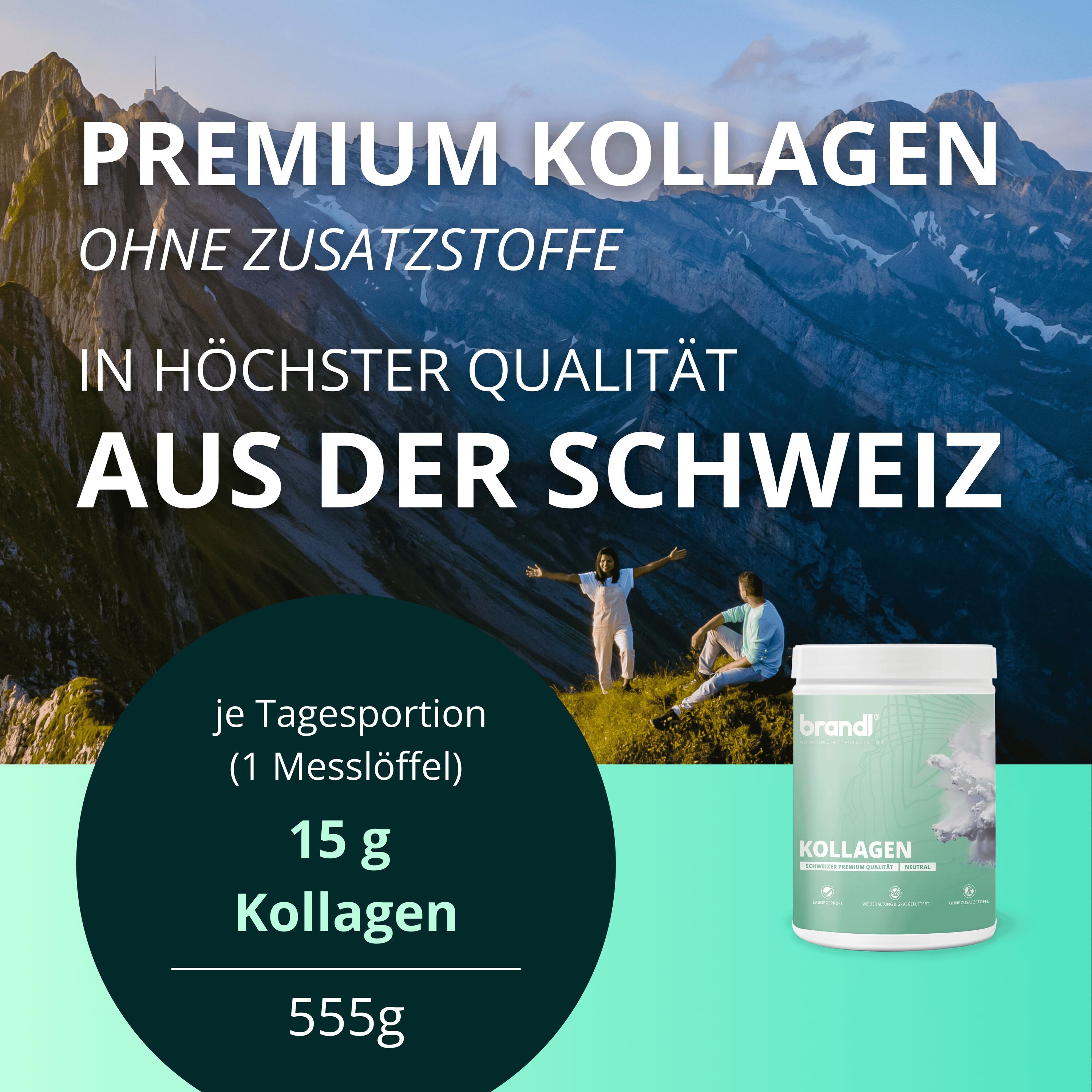 brandl® Collagen Pulver [550g] | Premiumqualität | Laborgeprüft 2/7