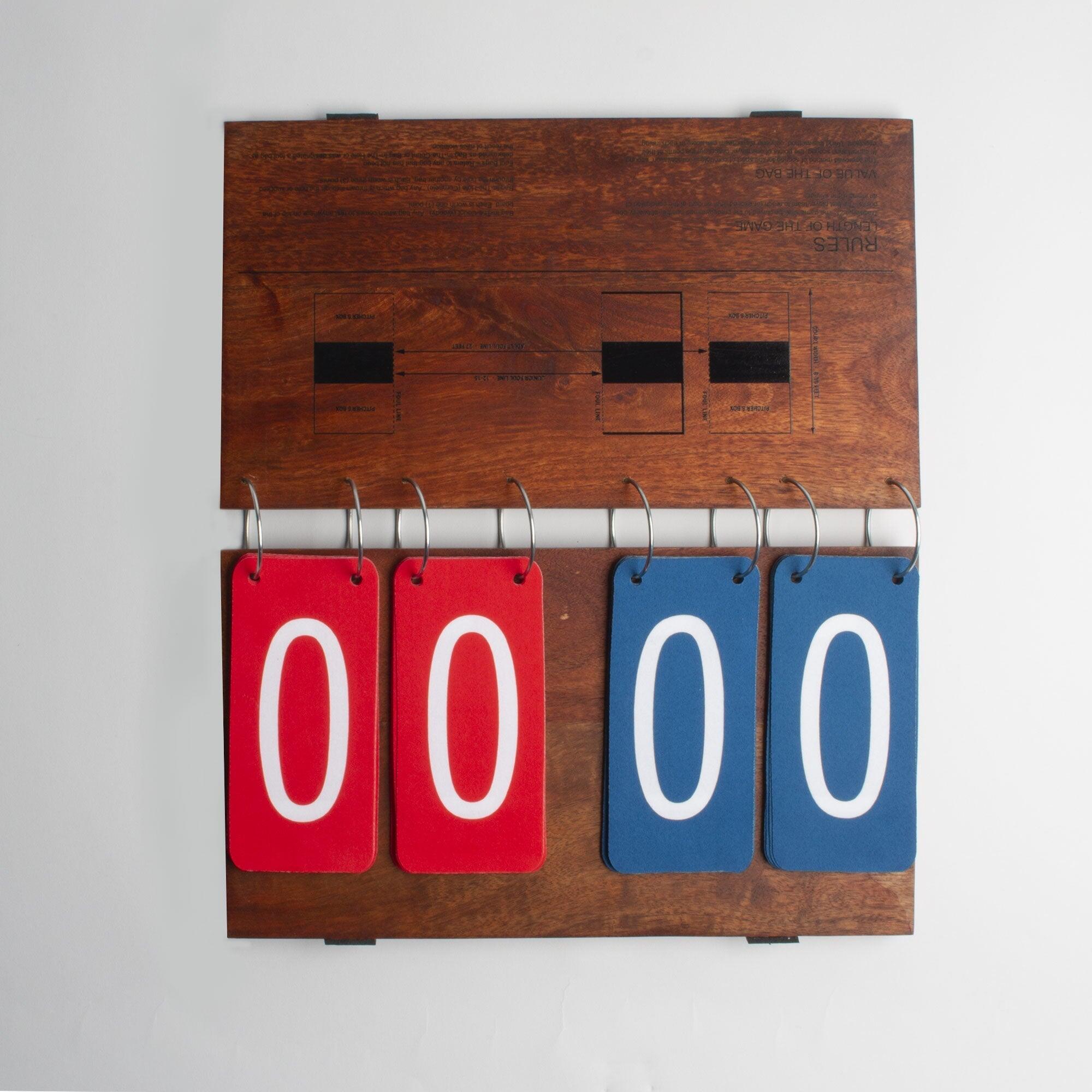 Painel de avaliação portátil para Cornhole 2/7
