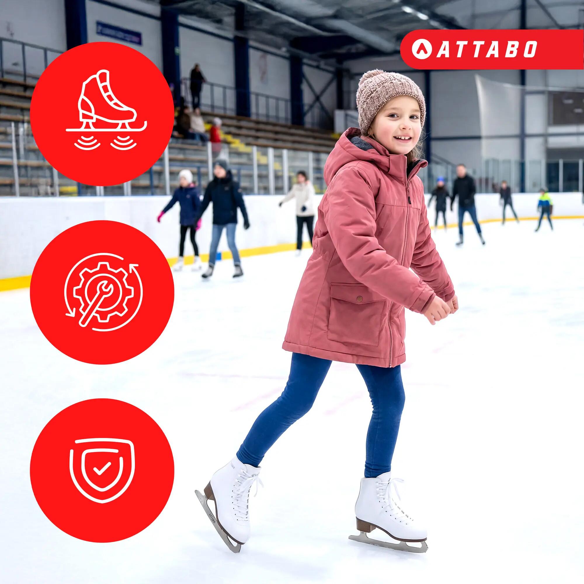 Kinder-Eiskunstlaufschlittschuhe ATTABO Oli verstellbar 2/7