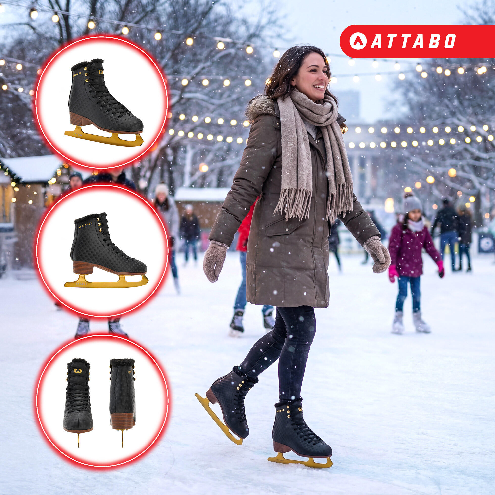 Patins artísticos femininos ATTABO Lukso 5/7