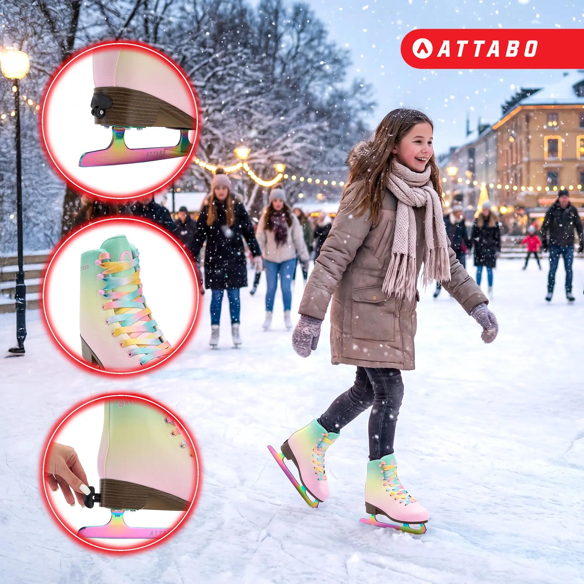 Patins de patinagem artística infantis ATTABO Oli 5/7