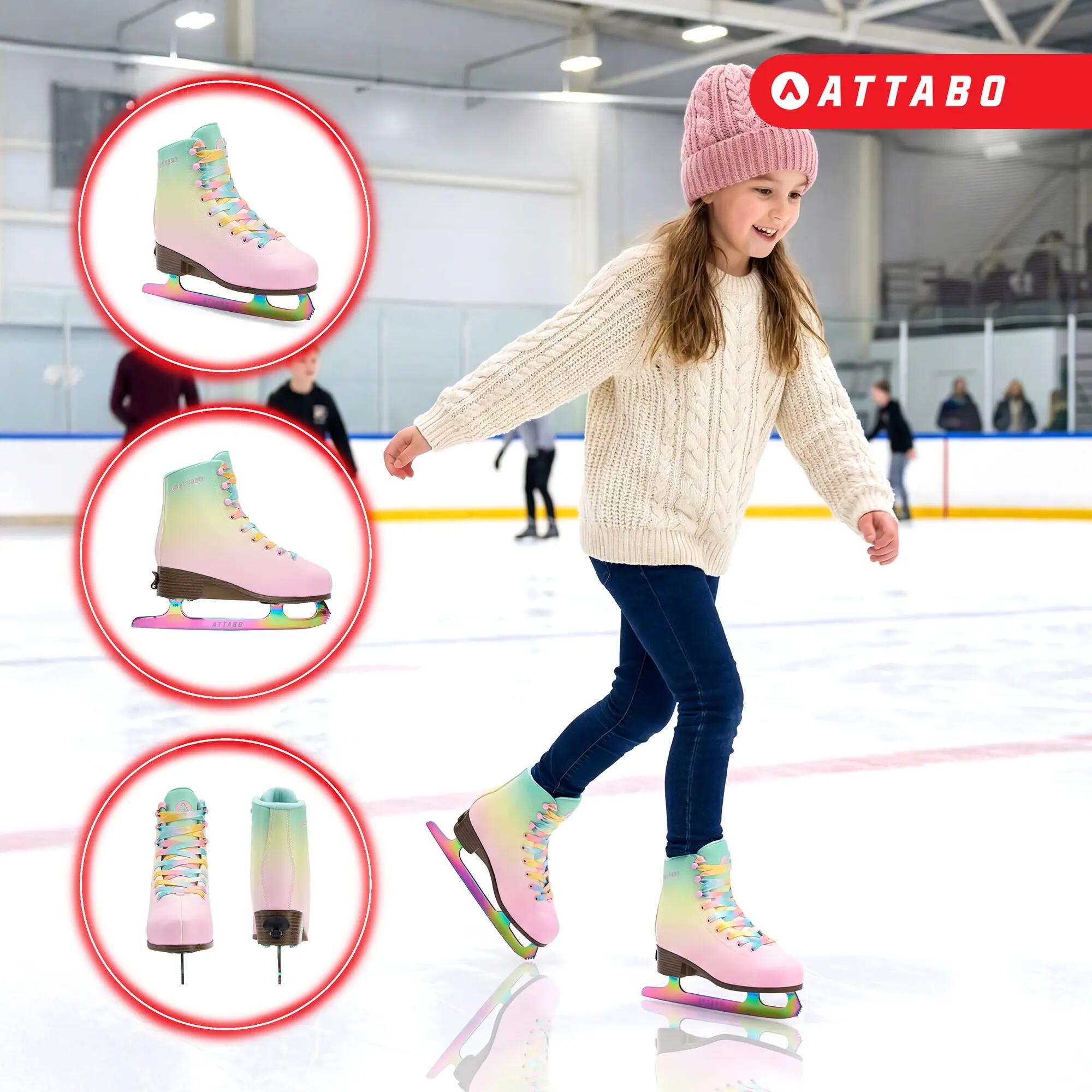 Patins de patinagem artística infantis ATTABO Oli 4/7