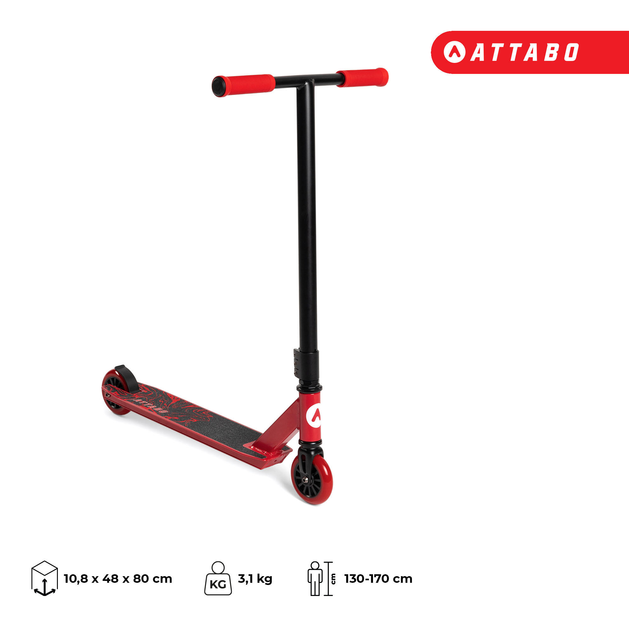 Scooter de estilo livre infantil ATTABO Bunny Hop 6/7