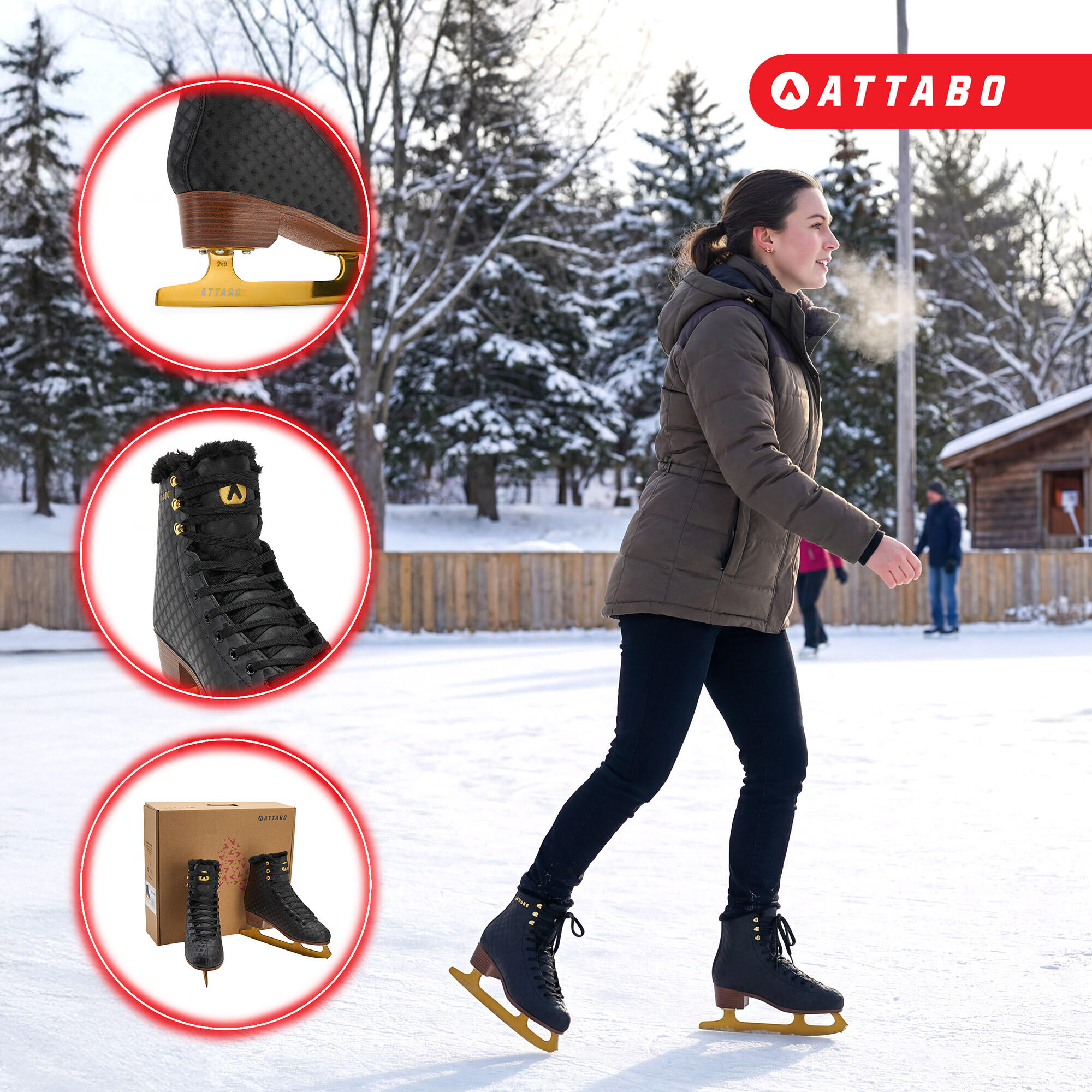 Patins artísticos femininos ATTABO Lukso 4/7