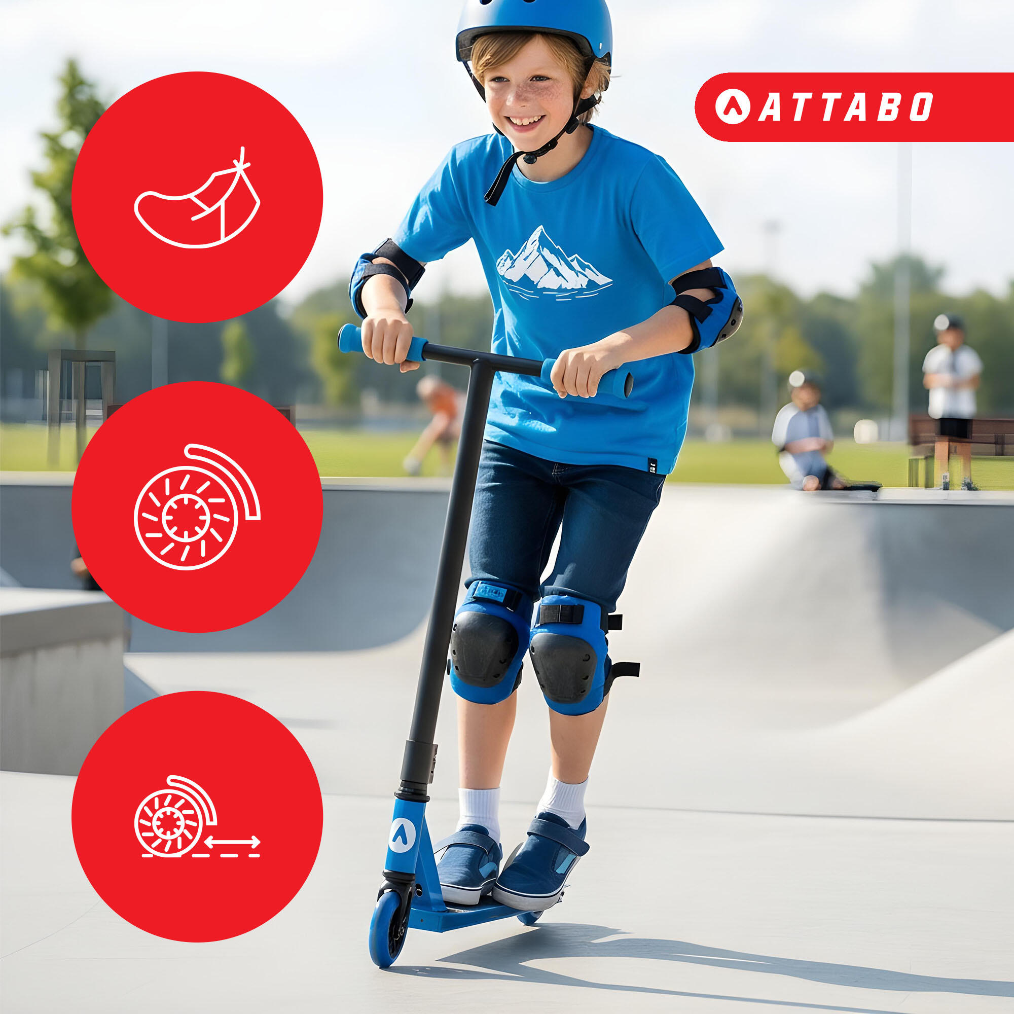 Kinder freestyle scooter ATTABO Bunny Hop 3/7