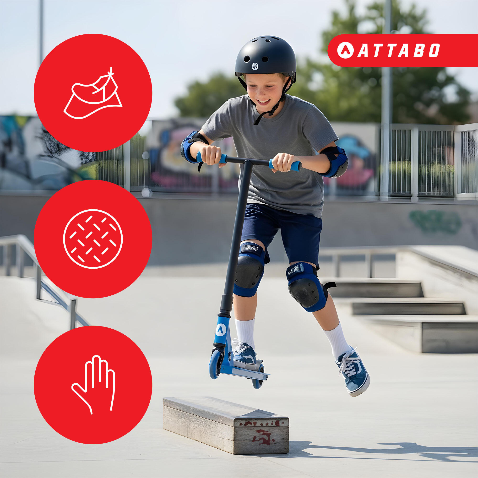 Kinder freestyle scooter ATTABO Bunny Hop 2/7
