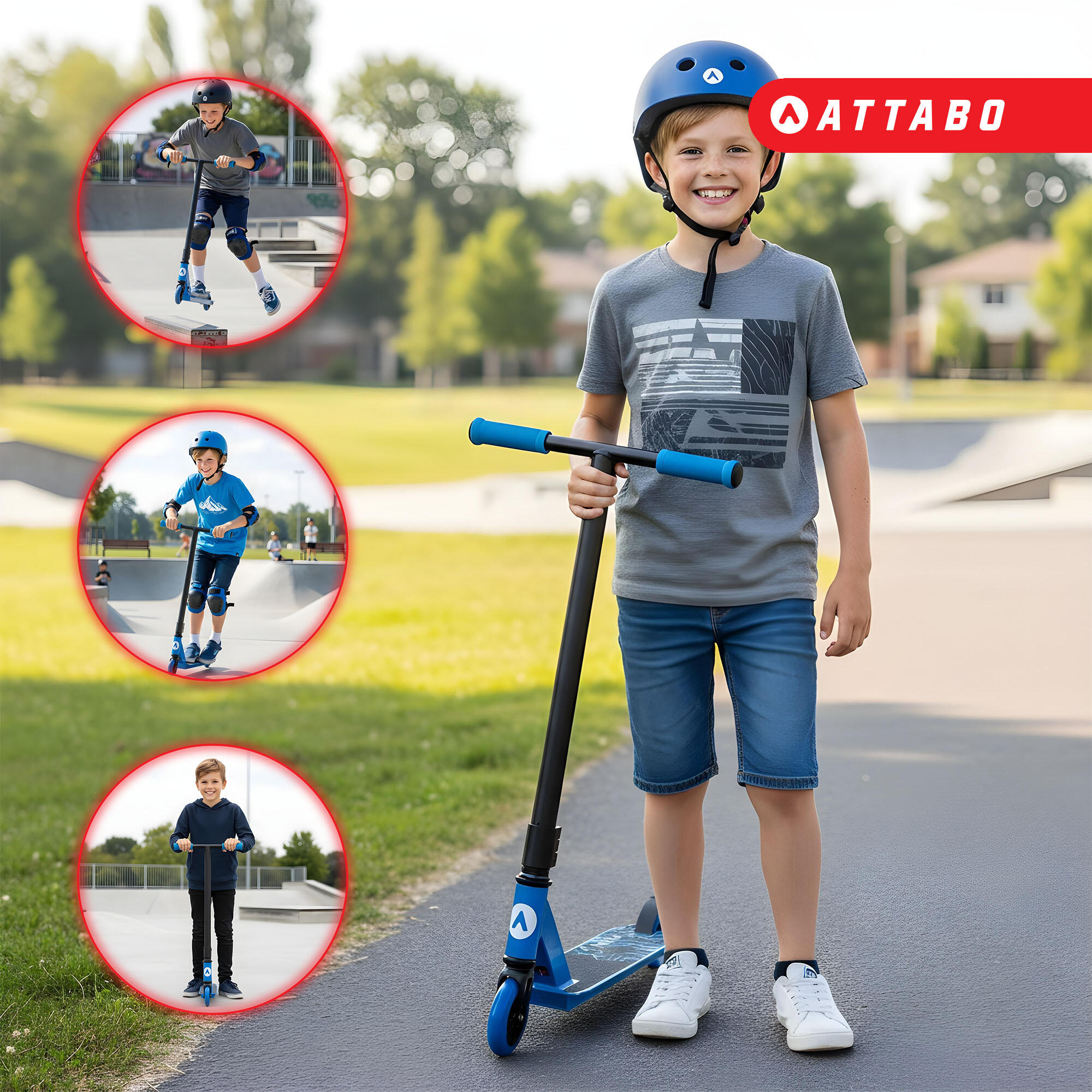 Kinder freestyle scooter ATTABO Bunny Hop 5/7