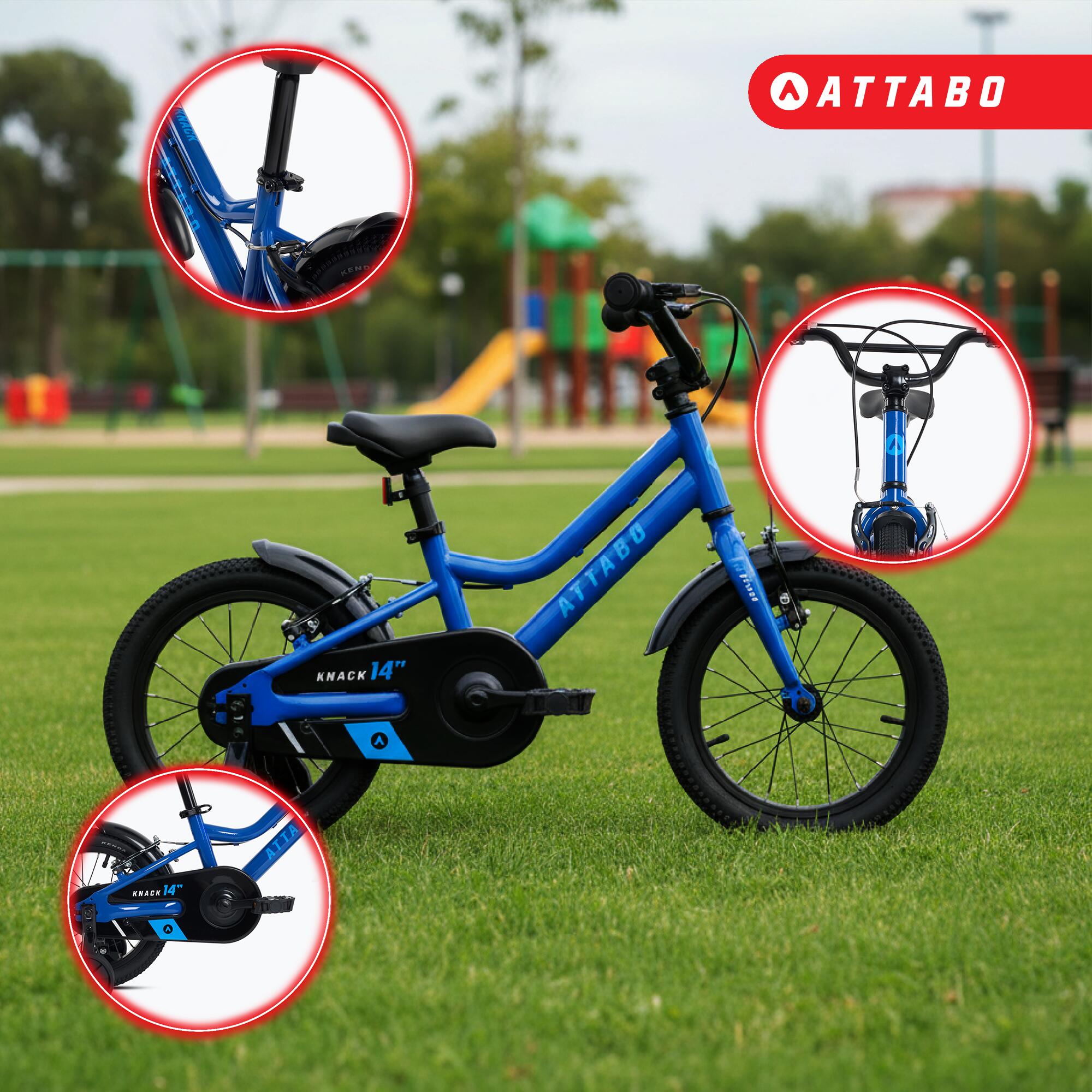 Bicicleta infantil ATTABO KNACK 14" 3/7