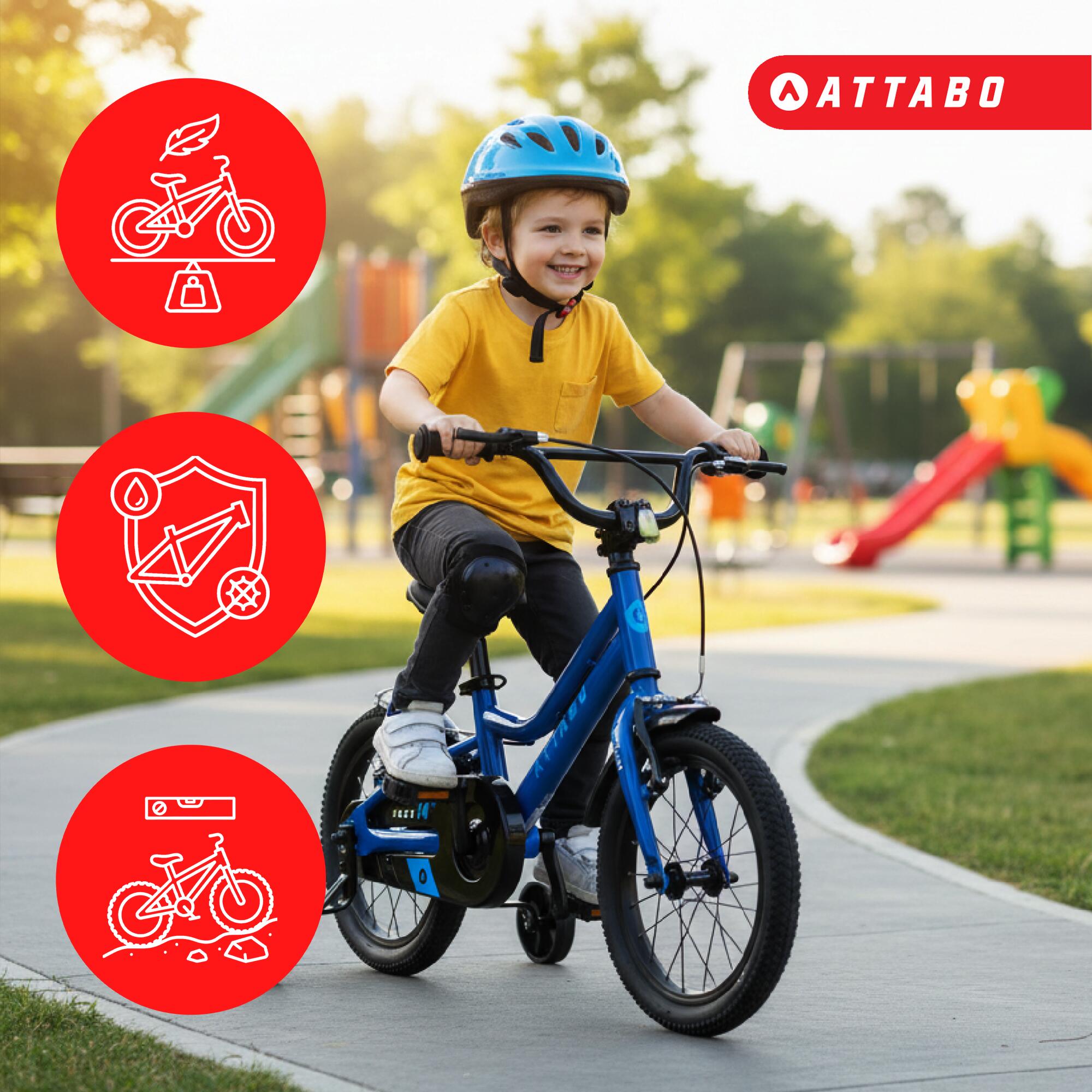 Bicicleta infantil ATTABO KNACK 14" 2/7