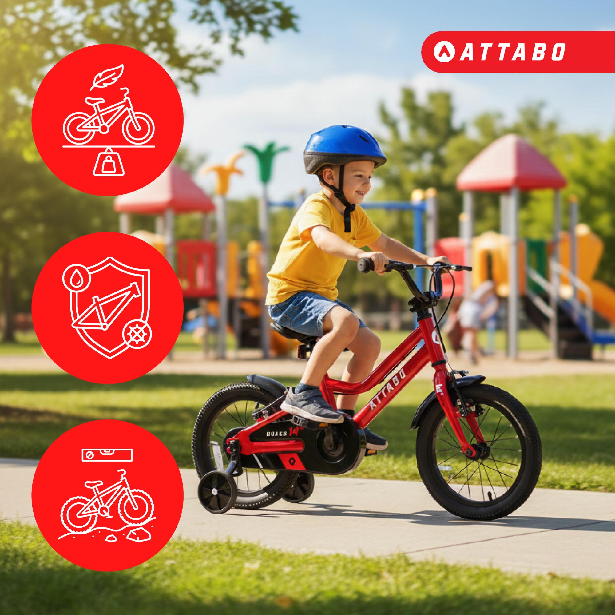 Bicicleta infantil ATTABO KNACK 14" 2/7