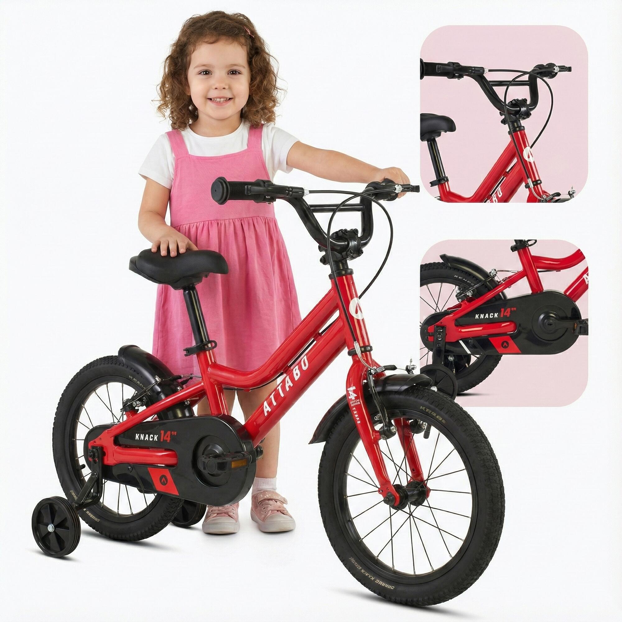 Bicicleta infantil ATTABO KNACK 14" 1/7