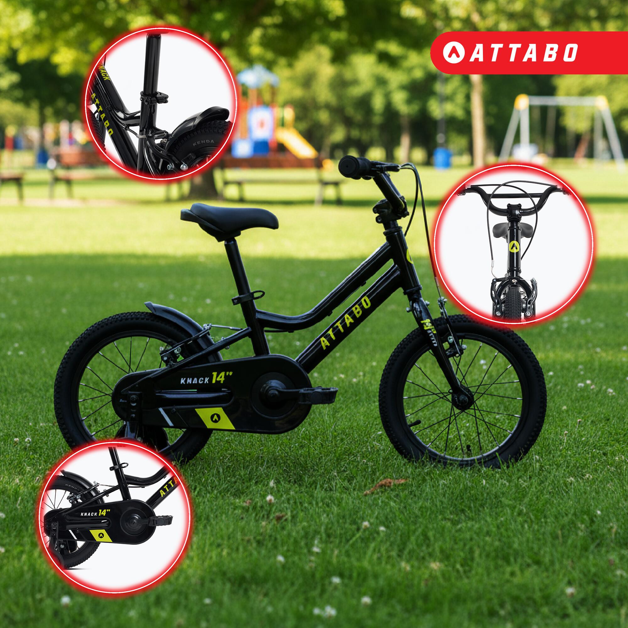 Bicicleta infantil ATTABO KNACK 14" 3/7