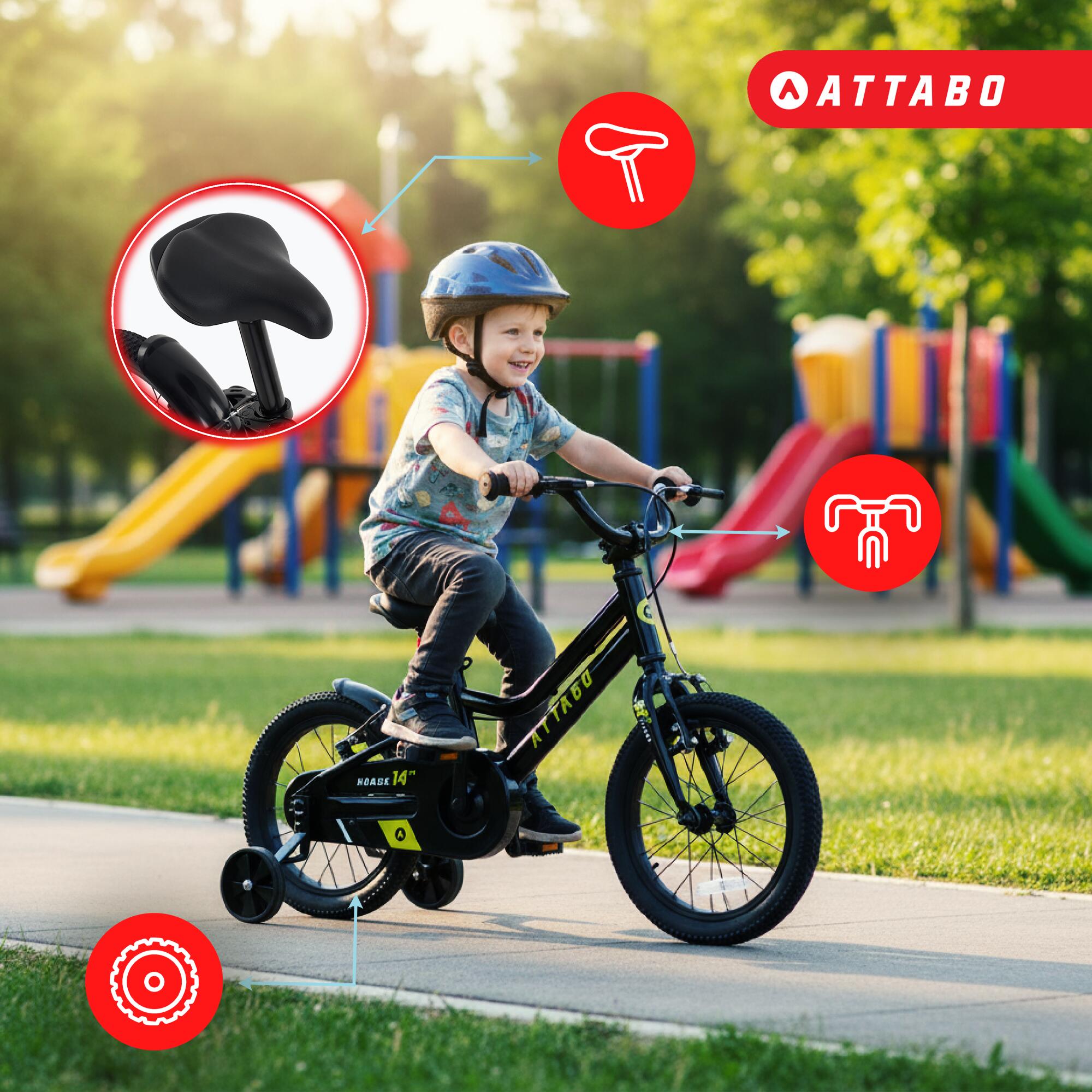 Bicicleta infantil ATTABO KNACK 14" 5/7