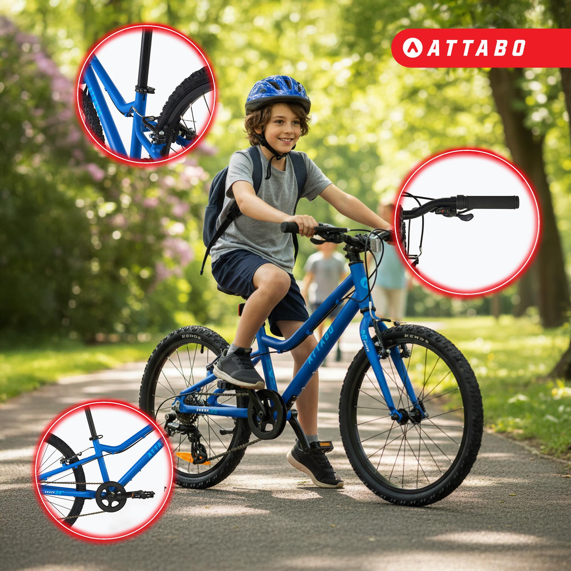 Bicicleta infantil ATTABO KNACK 24" 3/7