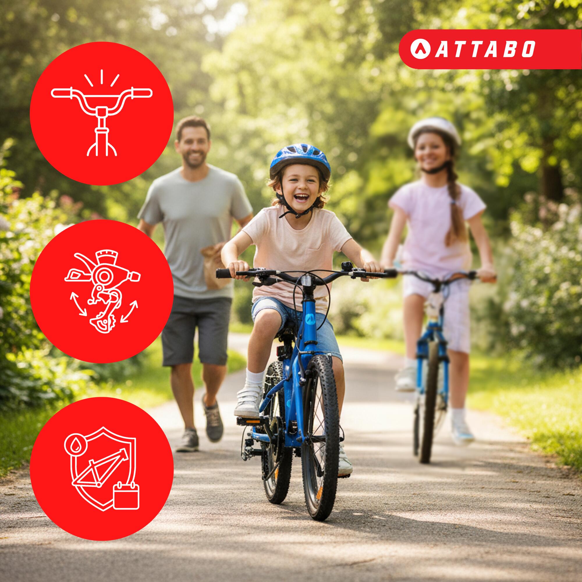 Bicicleta infantil ATTABO KNACK 24" 2/7