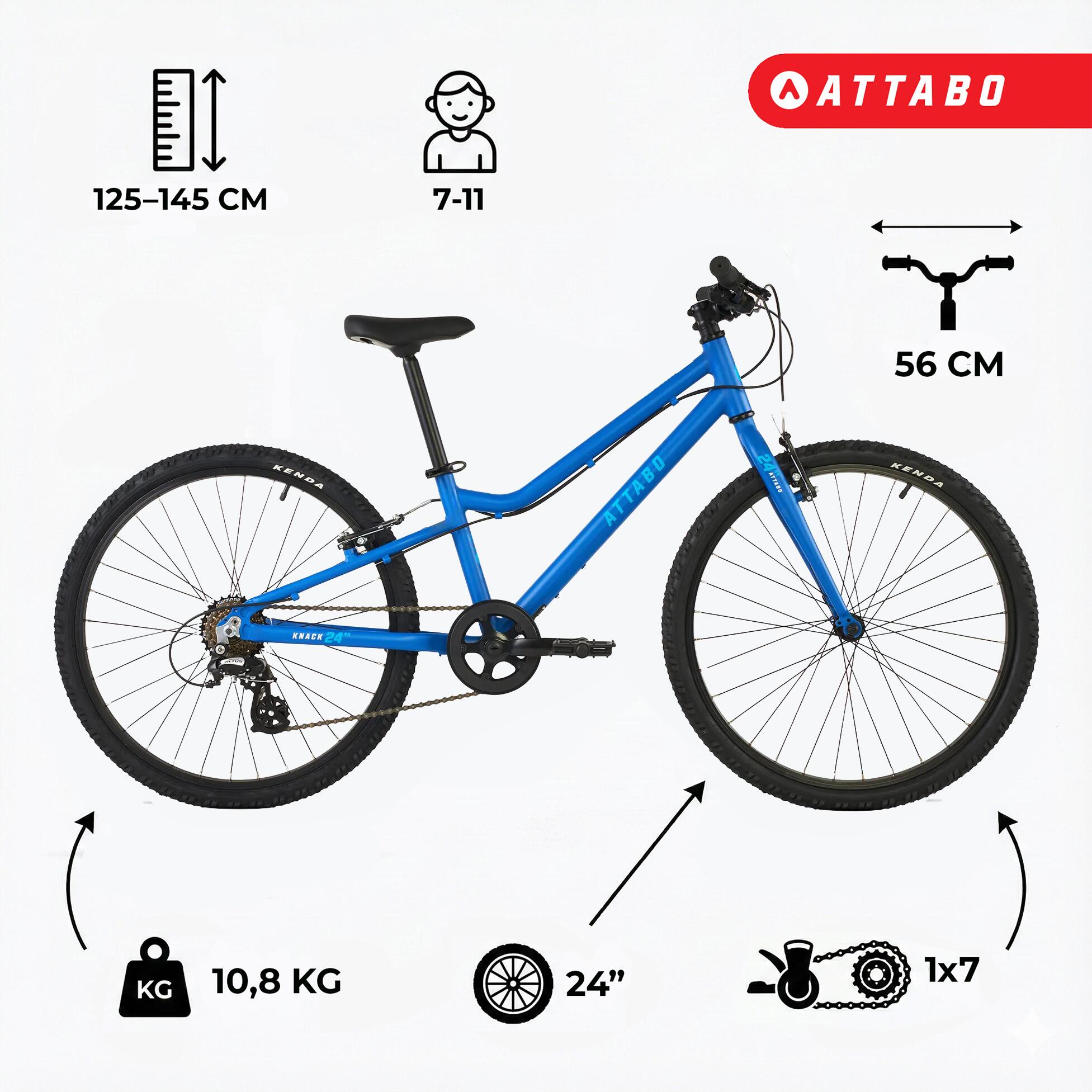 Bicicleta infantil ATTABO KNACK 24" 7/7