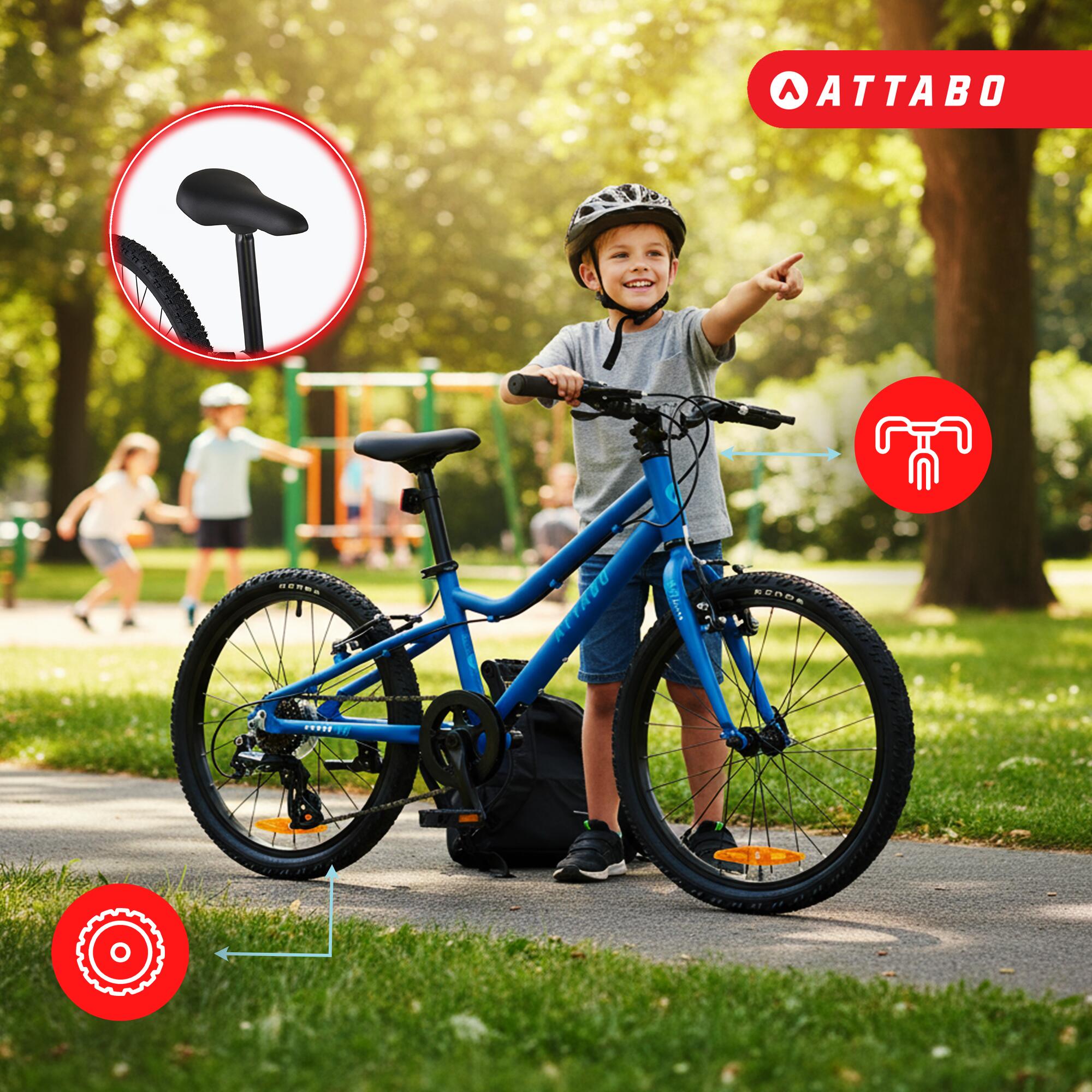 Bicicleta infantil ATTABO KNACK 24" 6/7