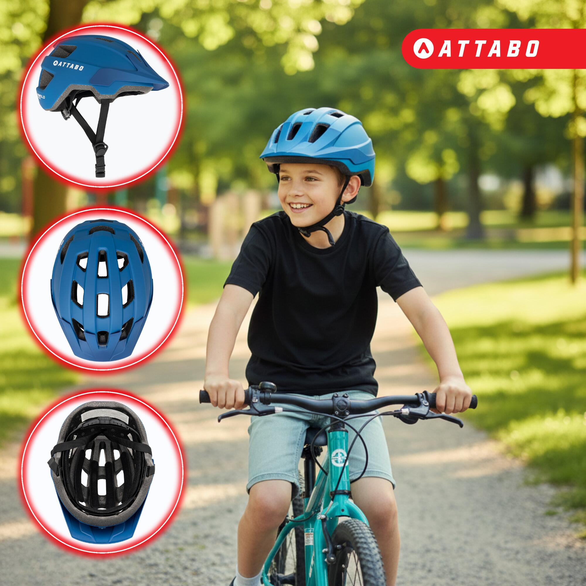 Casque de vélo enfant ATTABO Khola 4/7