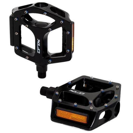 Paar XLC PD-M10 Flat Pedalen Zwart