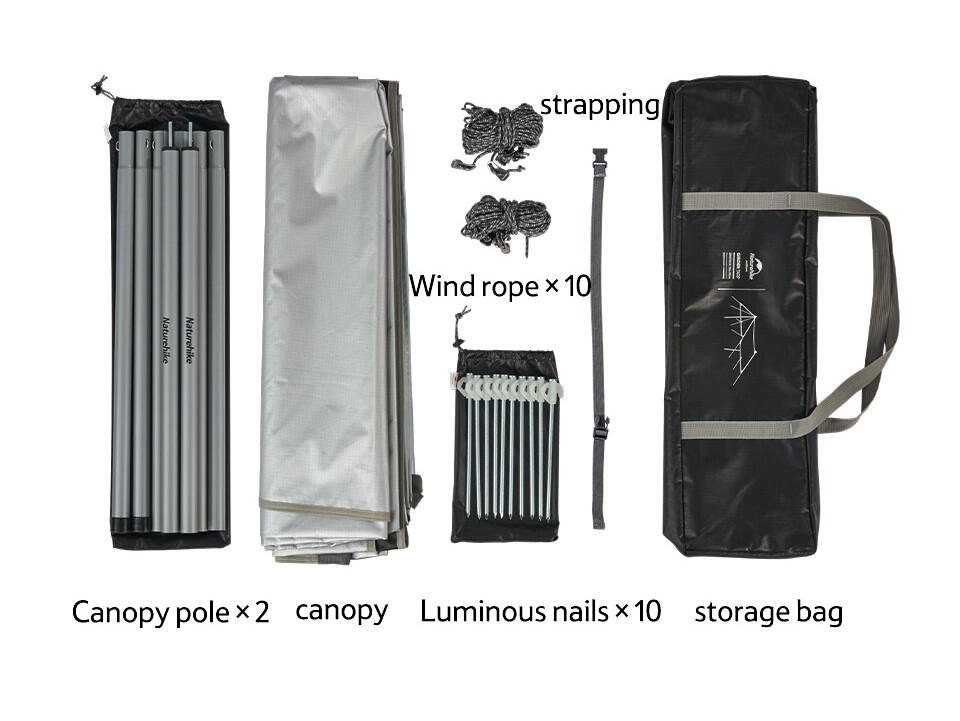 Naturehike tent UPF50+; double sided 3/5