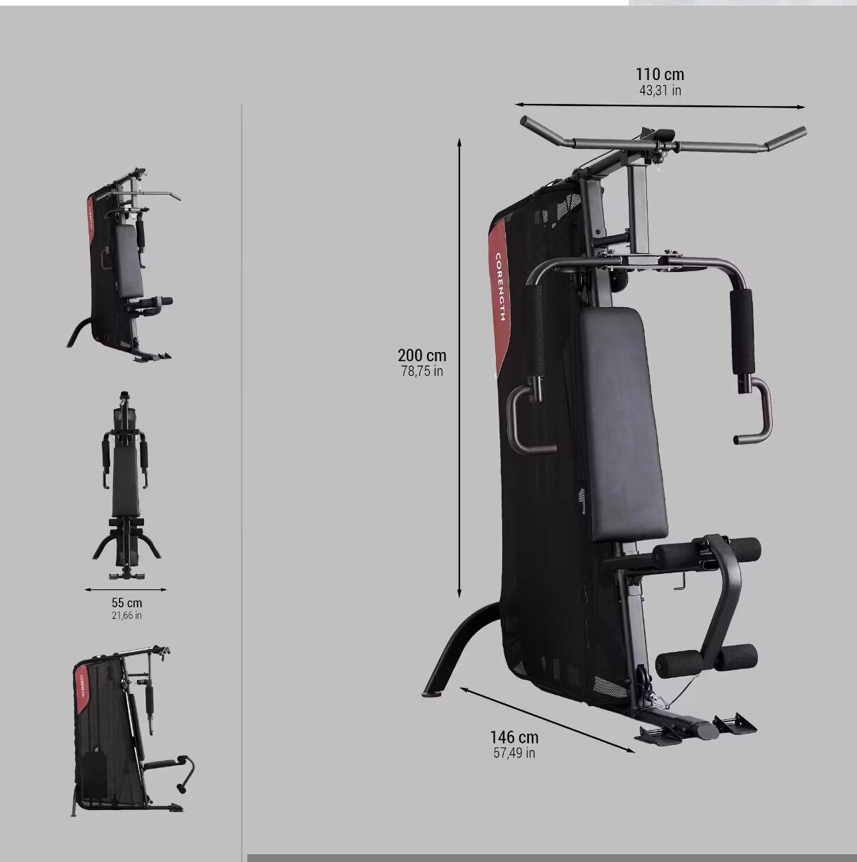 Entre Particuliers - Home gym 900 compact CORENGTH 3/6