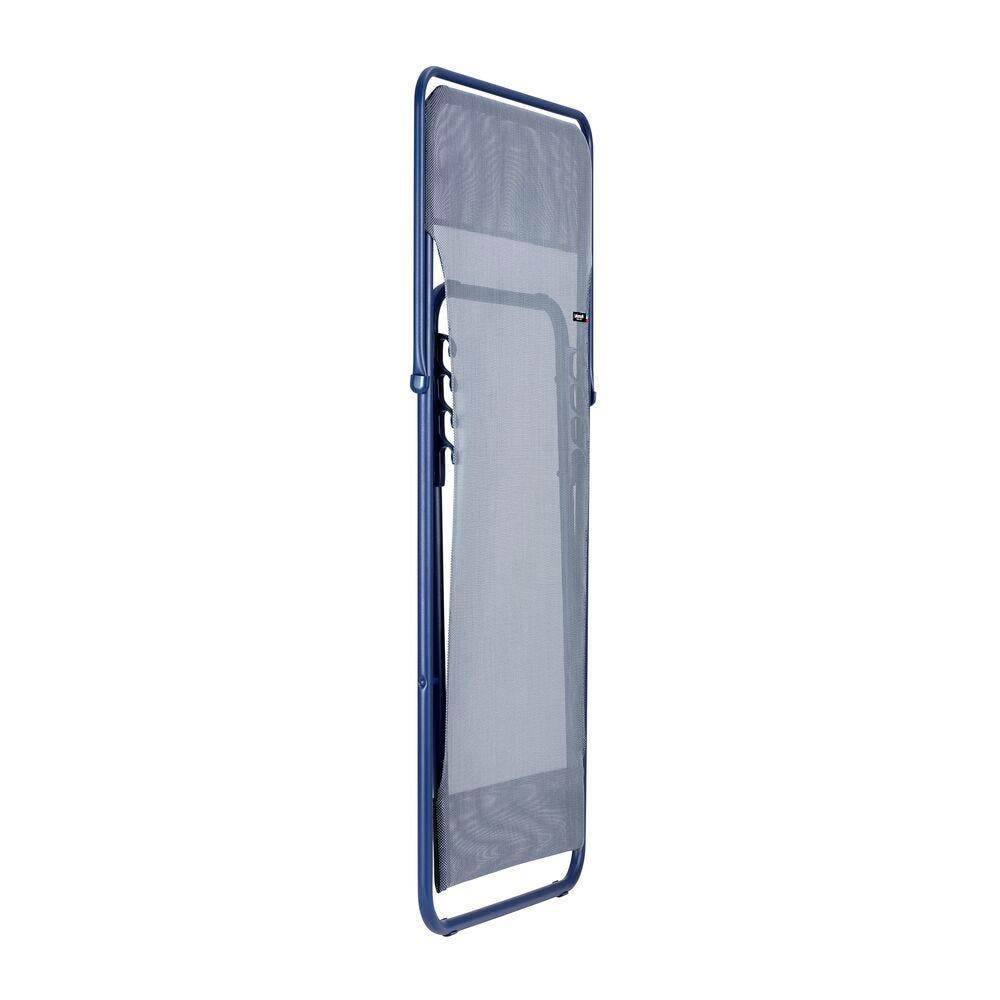 Transat jardin pliant multi-positions : Largeur 58 cm - MAXI TRANSAT - Bleu 3/7