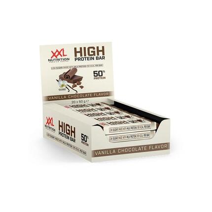 High Protein Bar 2.0 - 25g Protéines, Barre Protéine - Chocolat - 20x50g