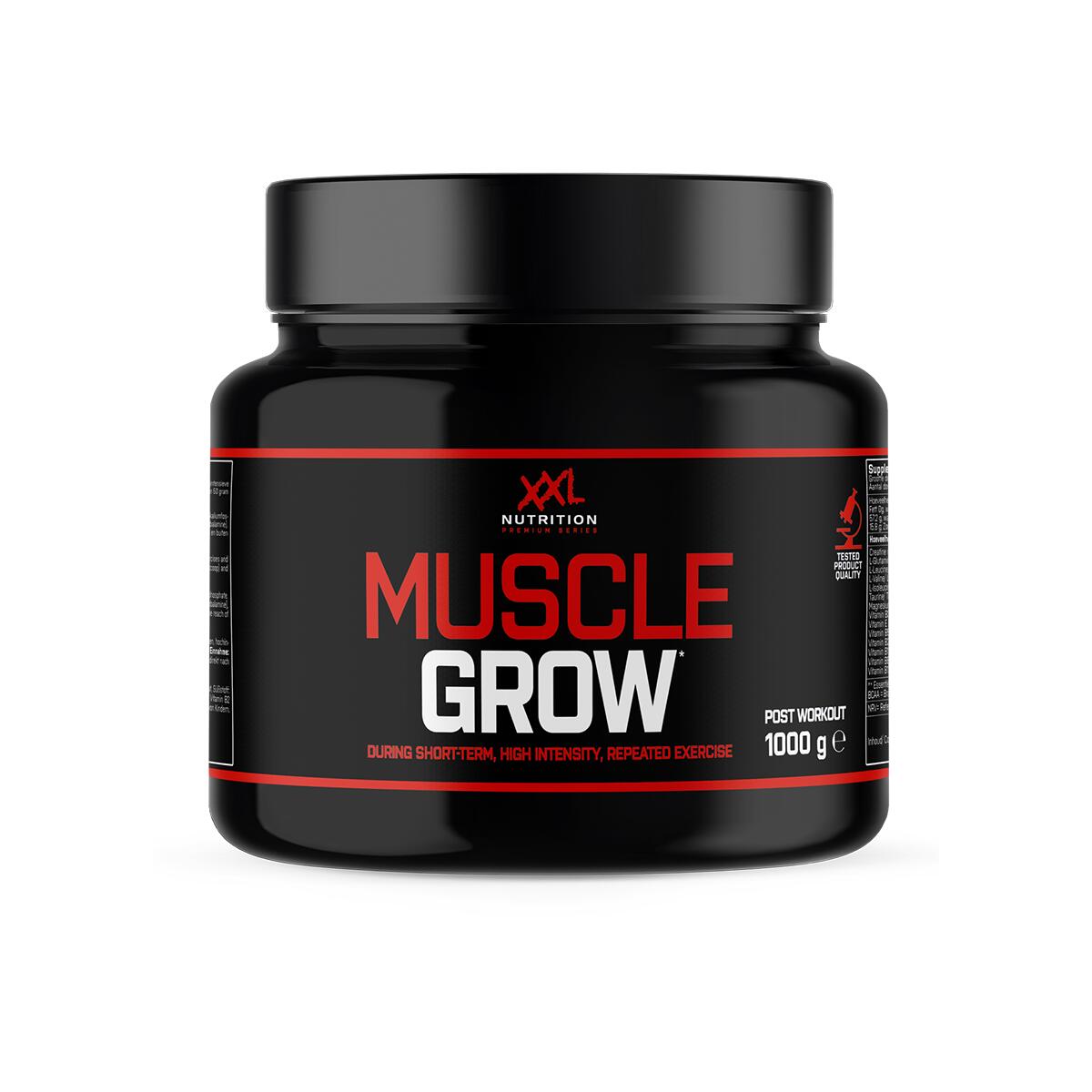 Muscle Grow - Post Workout Supplement, Creatine, BCAA - Tropical - 1000 gram 2/2