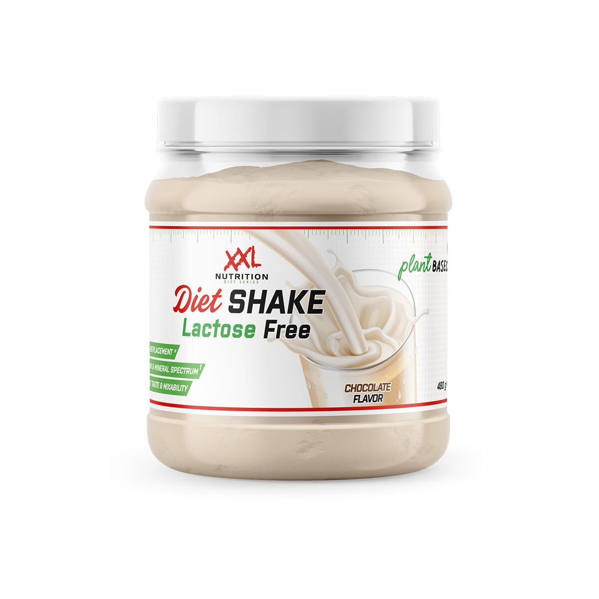 Diet Shake Lactose Free - Vegan Maaltijdvervanger - Chocolade - 480 gram 2/2