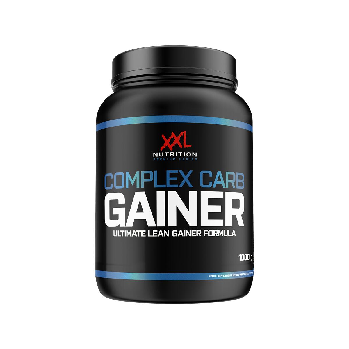 Complex Carb Gainer - Weight Gainer, Maaltijdvervanger - Aardbei - 1000 gram 2/2