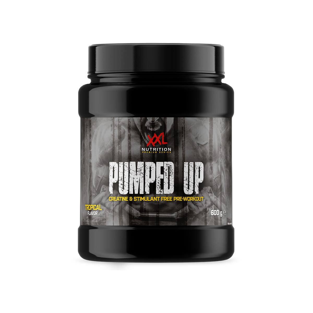 Pump'd - Pre-Workout Zonder Stimulanten - Tropical Fruit - 600g (30 doseringen) 1/2