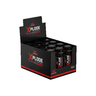 Xplode pre shot - pre workout - zure bes - 12 pack (12x60ml)