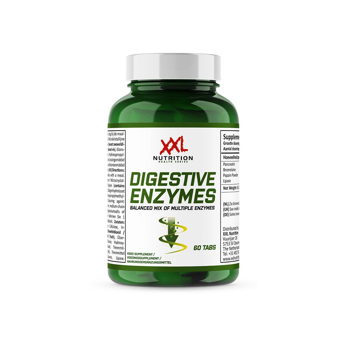 Digestive Enzymes - Spijsvertering Supplement, Enzymen - 60 Tabletten 2/2