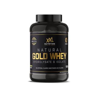 Natural gold whey - 23g proteïne, hydrolisaat & isolaat eiwit - vanille - 1000g