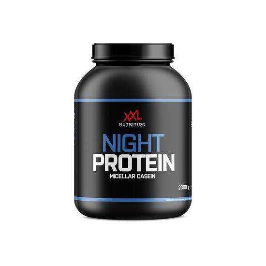 Night Protein - Tot 89% Proteïne, Caseïne Eiwit - Vanille - 2000 gram