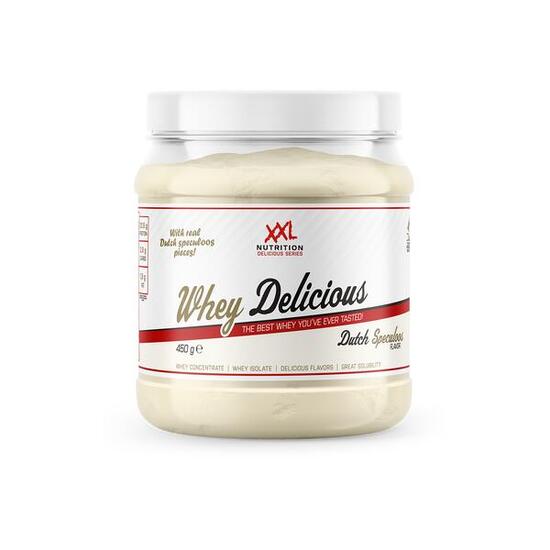Whey Delicious - 80% Eiwit, Proteïne Poeder - Speculaas - 450 gram (15 shakes)